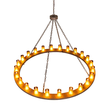 Meyda Lighting Loxley 72 Inch 24 Light Chandelier Cp779813