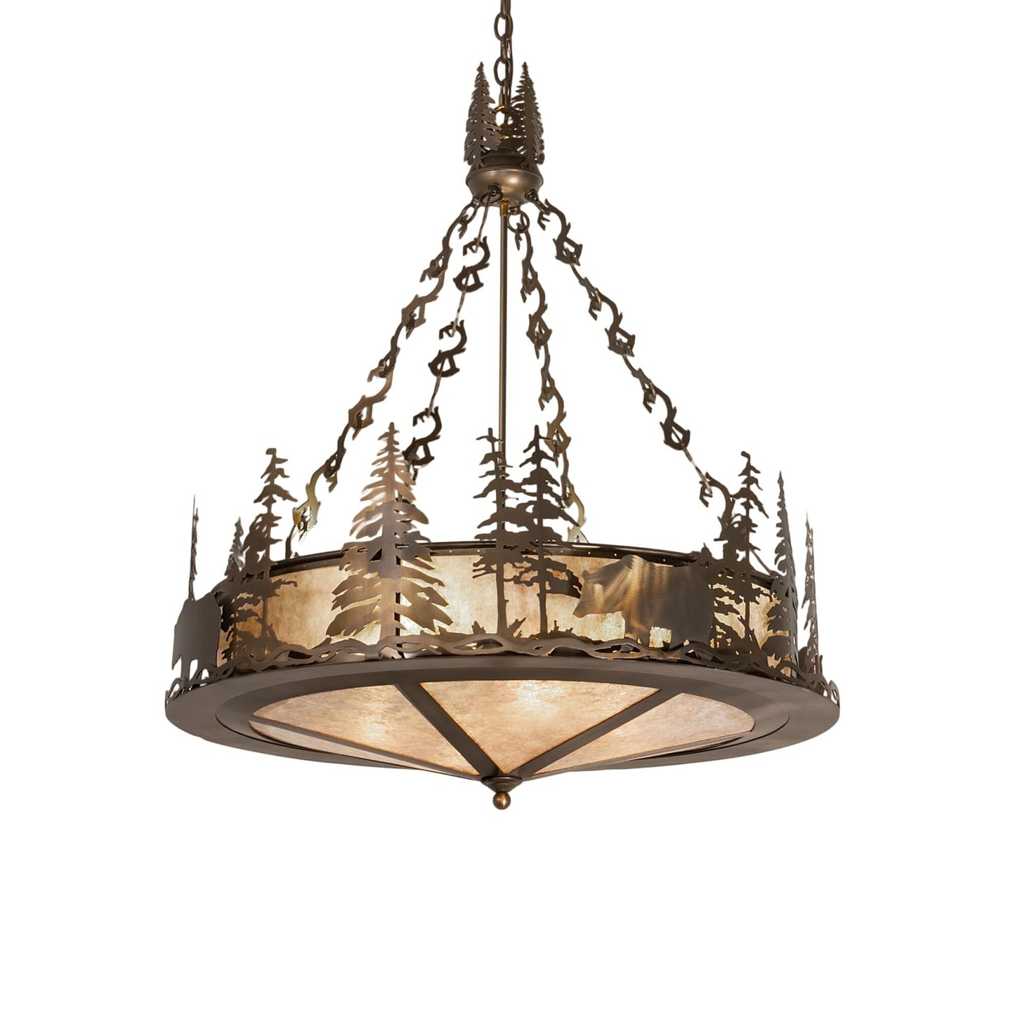 Meyda Lighting Bear At Lake 24 Inch Large Pendant Cp780008