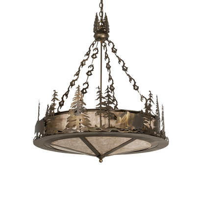 Meyda Lighting Bear At Lake 24 Inch Large Pendant Cp780008