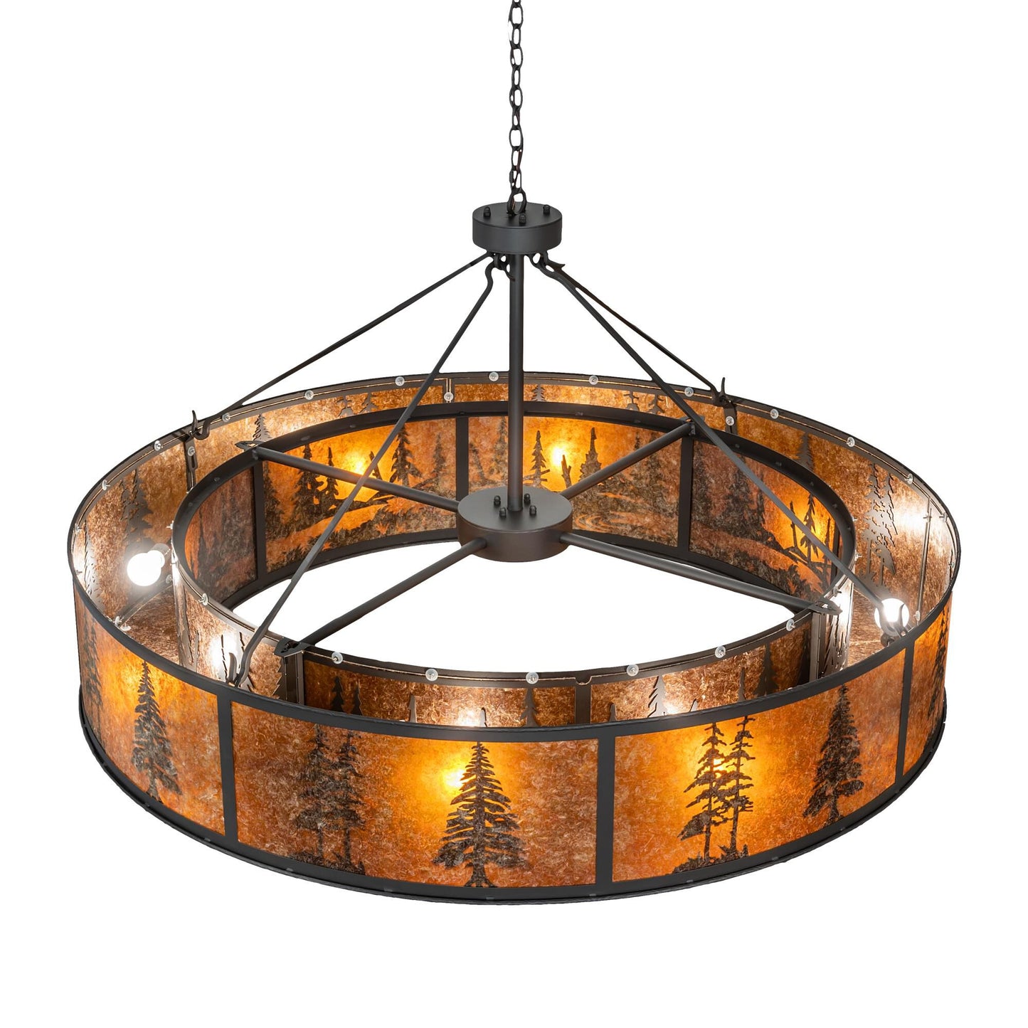 Meyda Lighting Tall Pines 62 Inch Large Pendant Cp780007