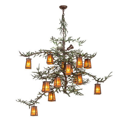 Meyda Lighting Pine Branch 62 Inch 15 Light Chandelier Cp779807