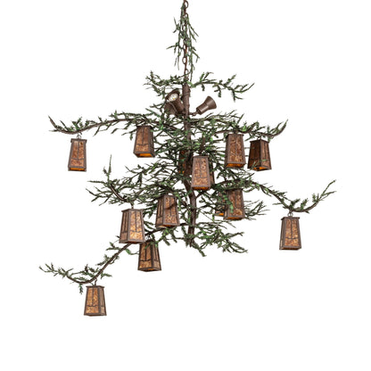 Meyda Lighting Pine Branch 62 Inch 15 Light Chandelier Cp779807