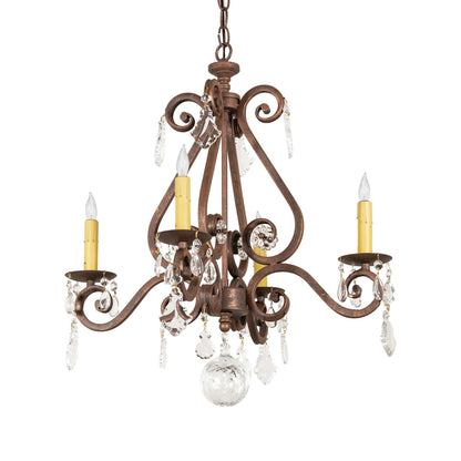 Meyda Lighting Adrianna 22 Inch 4 Light Mini Chandelier Cp780061