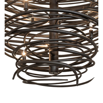 Meyda Lighting Cyclone 64 Inch 36 Light Led Chandelier Cp779843