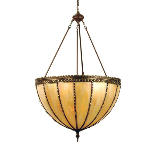 Meyda Lighting Gothic Beige Iridescent 25 Inch Large Pendant Cp43700