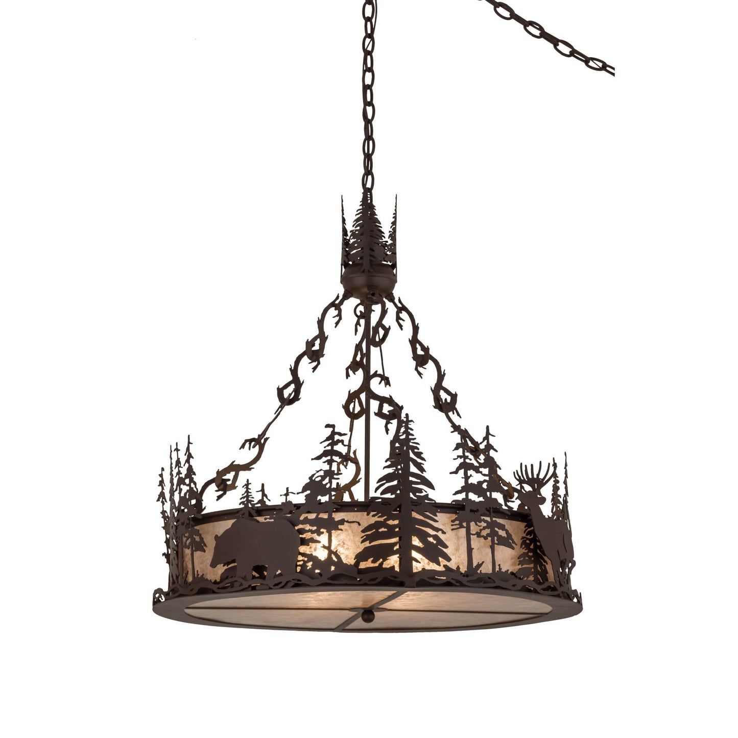 Meyda Lighting Wildlife At Dusk 34 Inch Large Pendant Cp43729