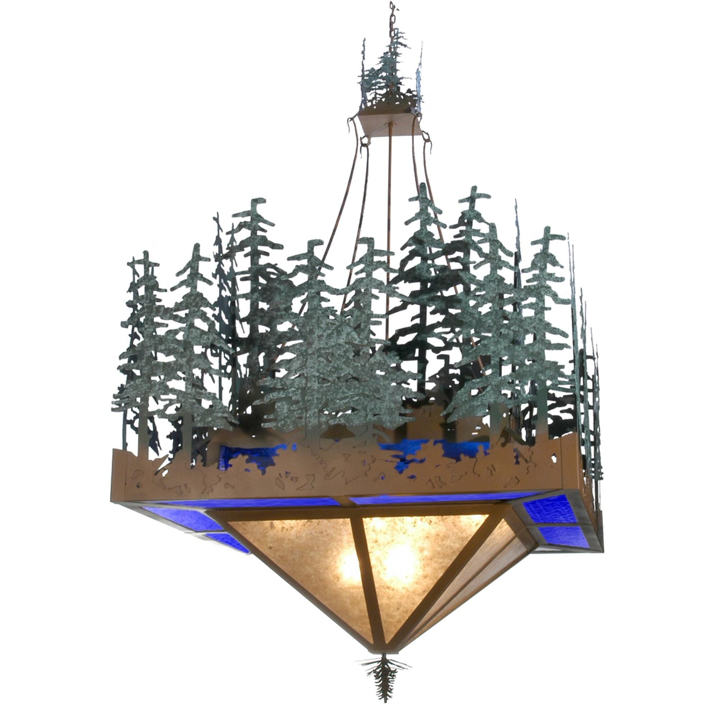 Meyda Lighting Pine Lake 85 Inch Large Pendant Cp44907