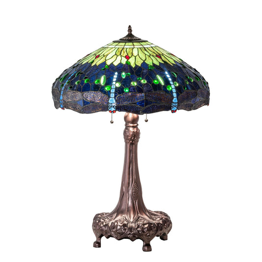 Meyda Lighting Tiffany Hanginghead Dragonfly 31 Inch Table Lamp Cp189013