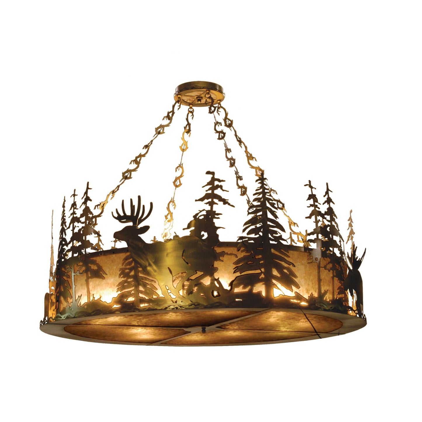 Meyda Lighting Wildlife At Dusk 78 Inch Large Pendant Cp51629