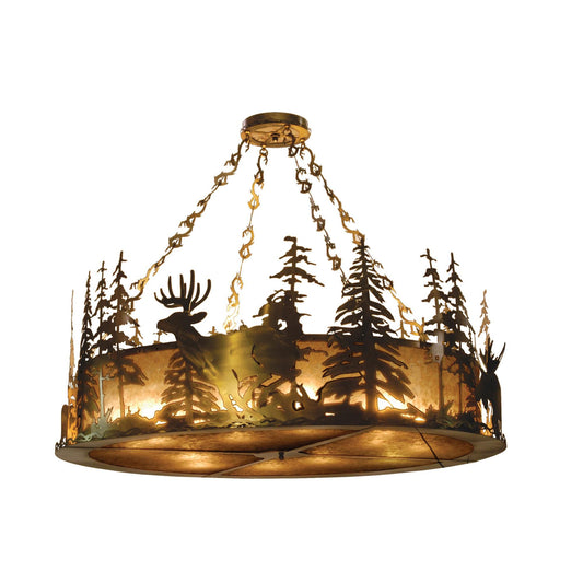 Meyda Lighting Wildlife At Dusk 78 Inch Large Pendant Cp51629