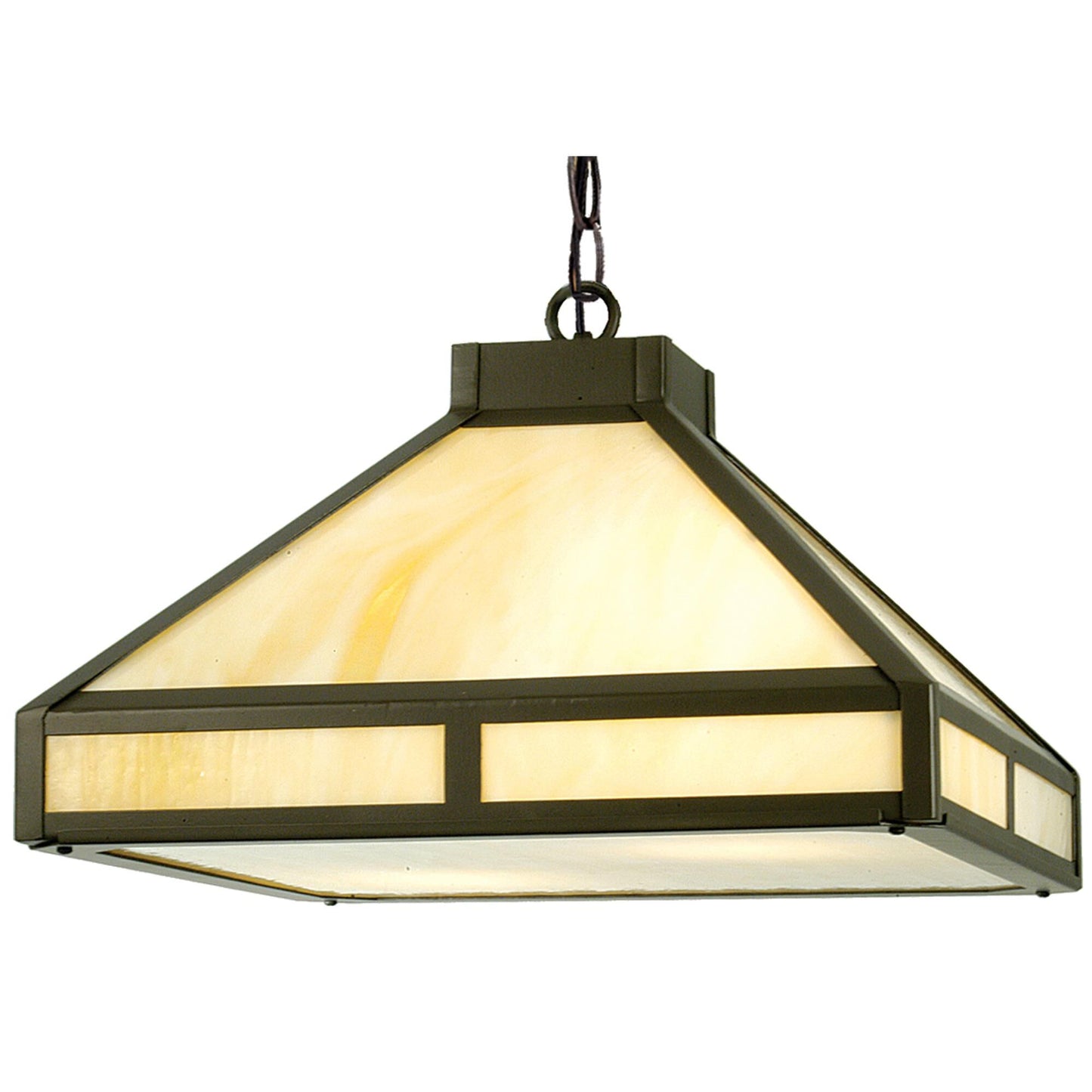 Meyda Lighting T Mission 25 Inch Large Pendant Cp54954