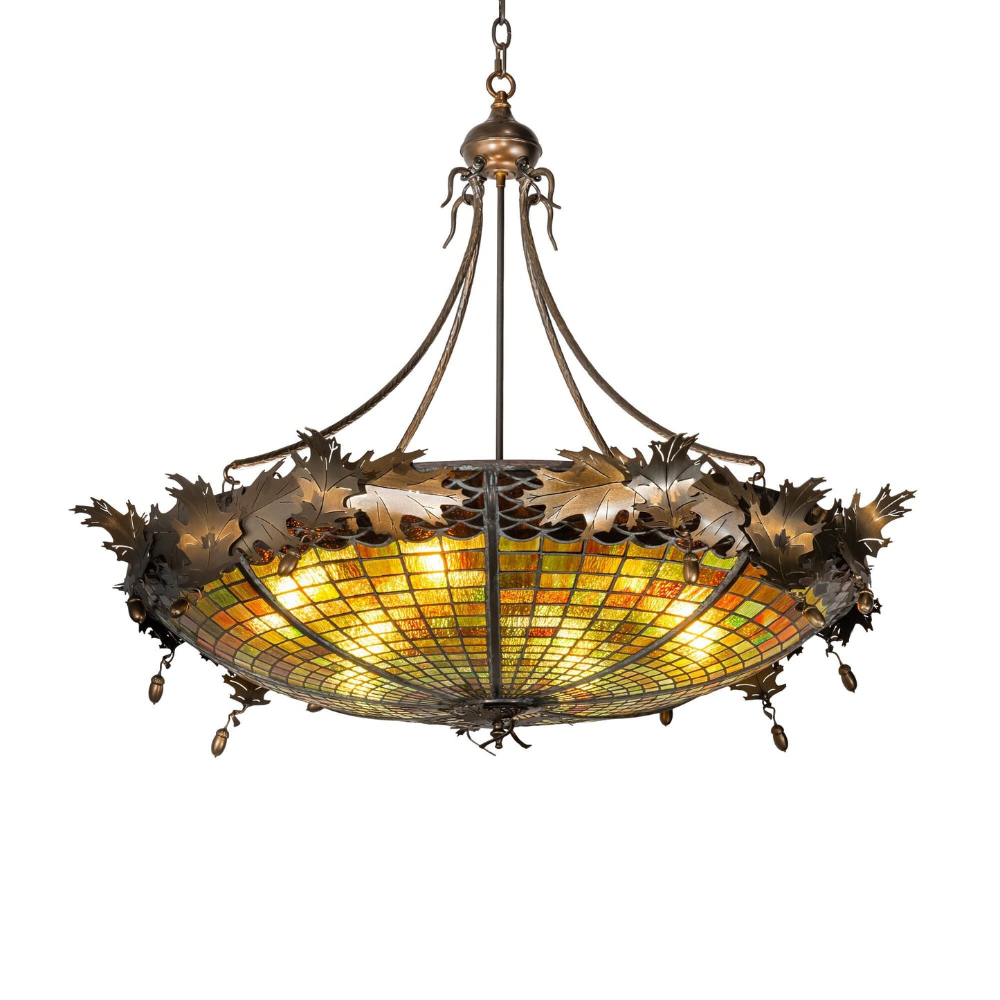 Meyda Lighting Greenbriar Oak 42 Inch Large Pendant Cp55929