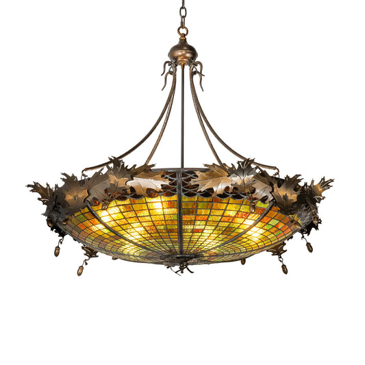 Meyda Lighting Greenbriar Oak 42 Inch Large Pendant Cp55929