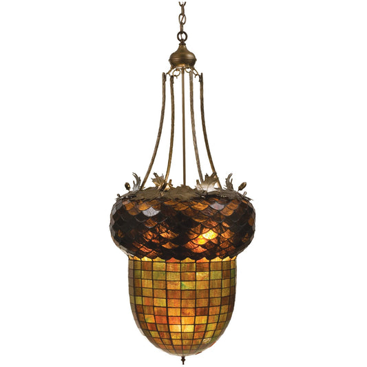 Meyda Lighting Greenbriar Oak 22 Inch Large Pendant Cp71059