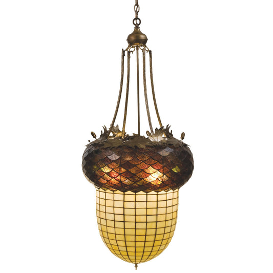 Meyda Lighting Greenbriar Oak 22 Inch Large Pendant Cp71060