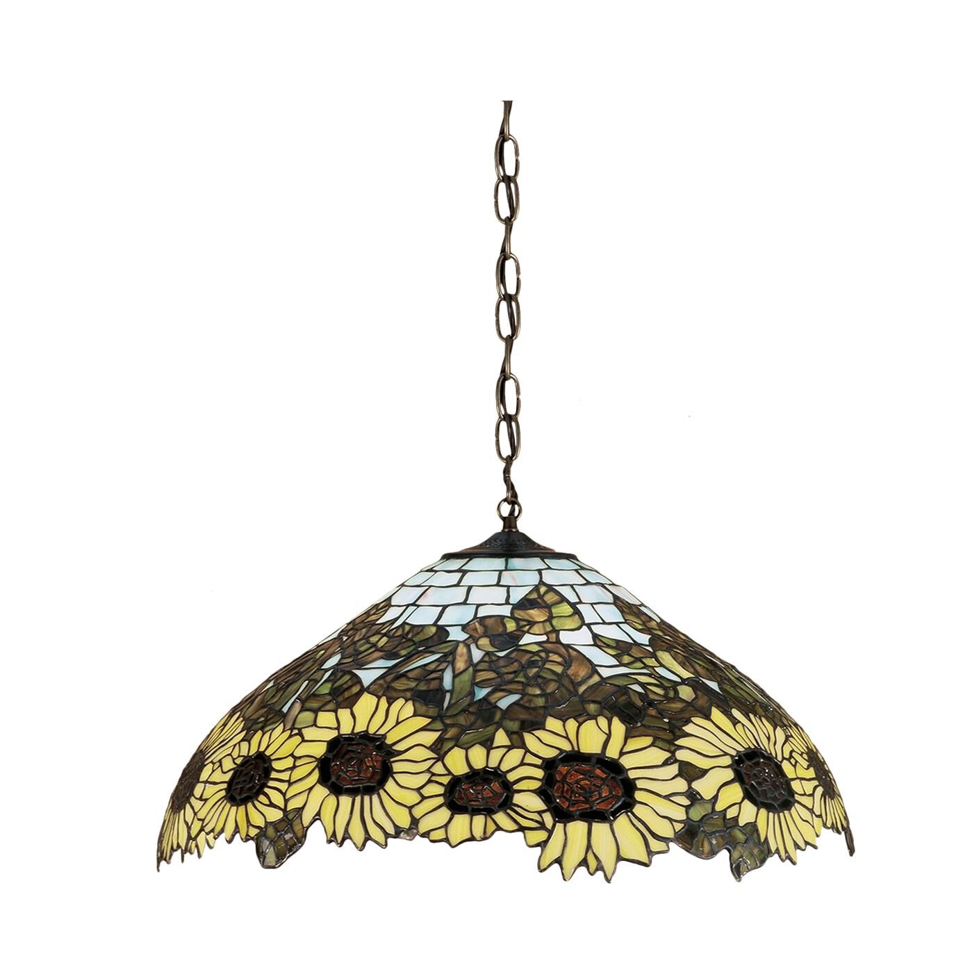 Meyda Lighting Wild Sunflower 22 Inch Large Pendant Cp71067