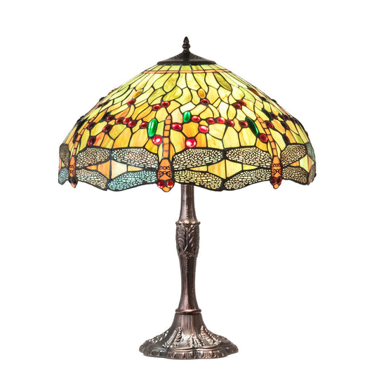 Meyda Lighting Tiffany Hanginghead Dragonfly 26 Inch Table Lamp Cp746409