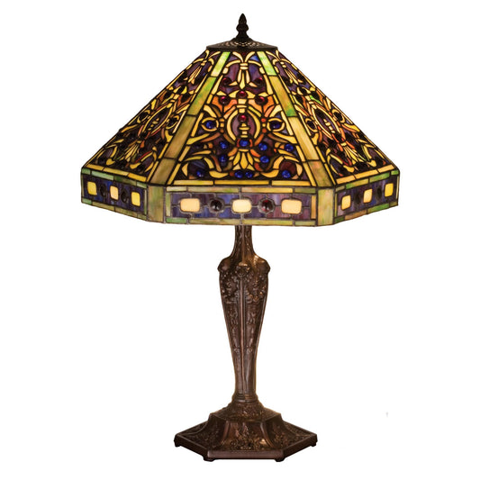 Meyda Lighting Tiffany Elizabethan 23 Inch Table Lamp Cp190298