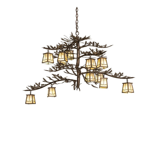 Meyda Lighting Pine Branch Valley View 48 Inch 12 Light Chandelier Cp75878