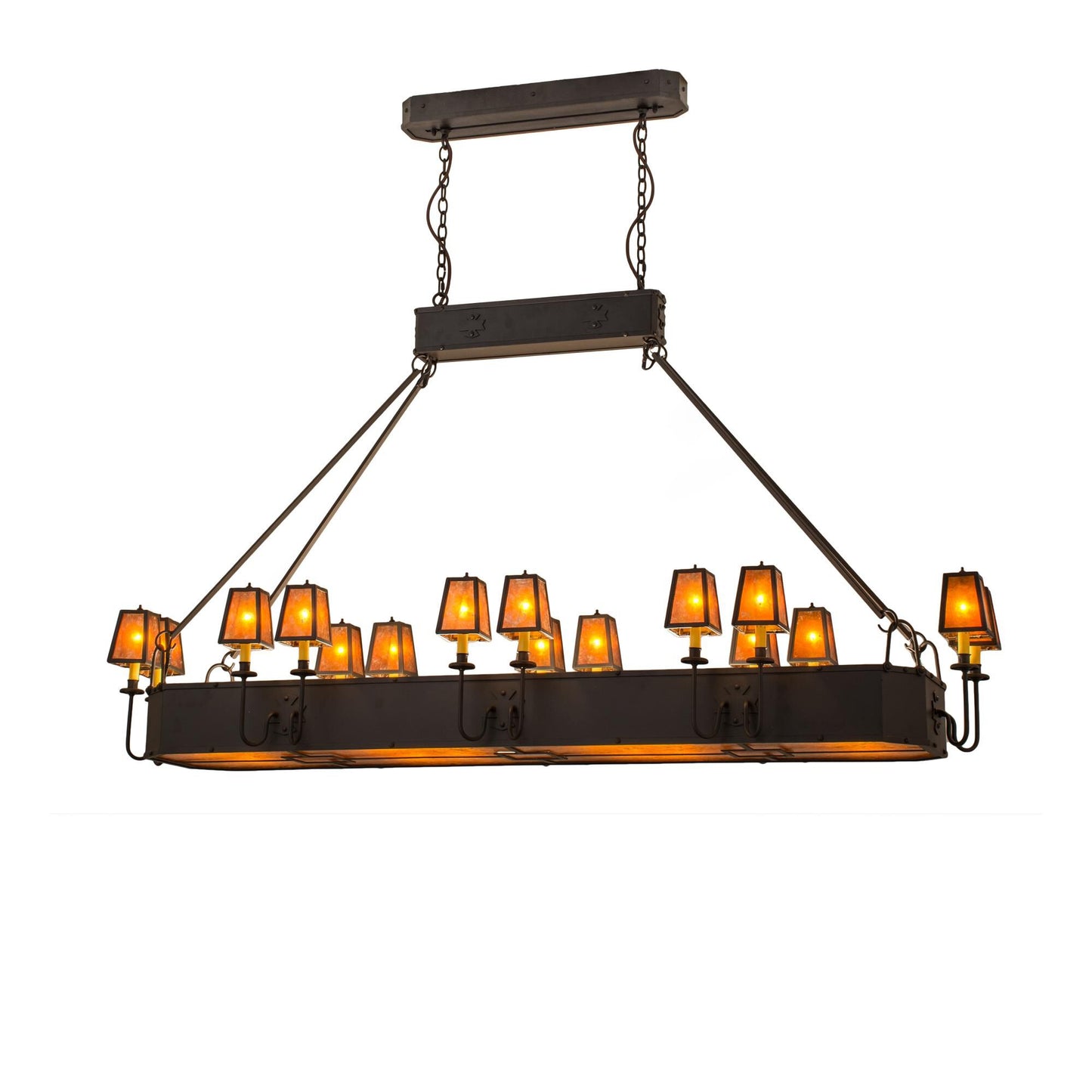 Meyda Lighting Carpathian 82 Inch 12 Light Chandelier Cp76486