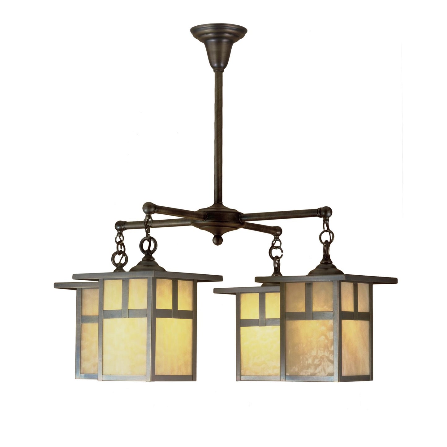 Meyda Lighting Hyde Park T Mission 32 Inch 4 Light Chandelier Cp77739