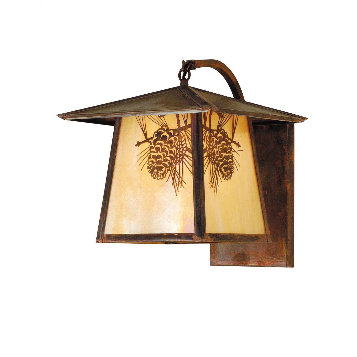 Meyda Lighting Stillwater Winter Pine 15 Inch Wall Sconce Cp80367