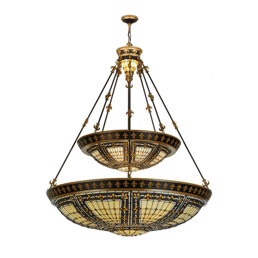 Meyda Lighting Fleur De Lis 45 Inch Large Pendant Cp90924