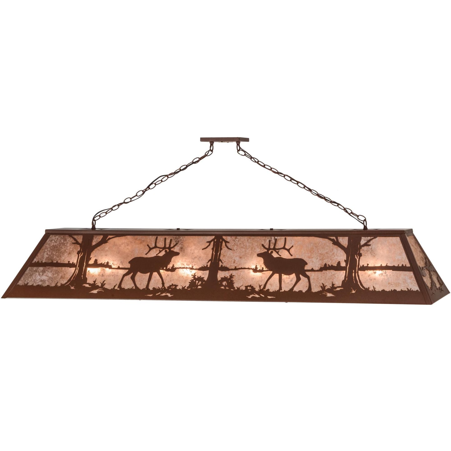 Meyda Lighting Elk At Lake 72 Inch 12 Light Linear Suspension Light Cp93087