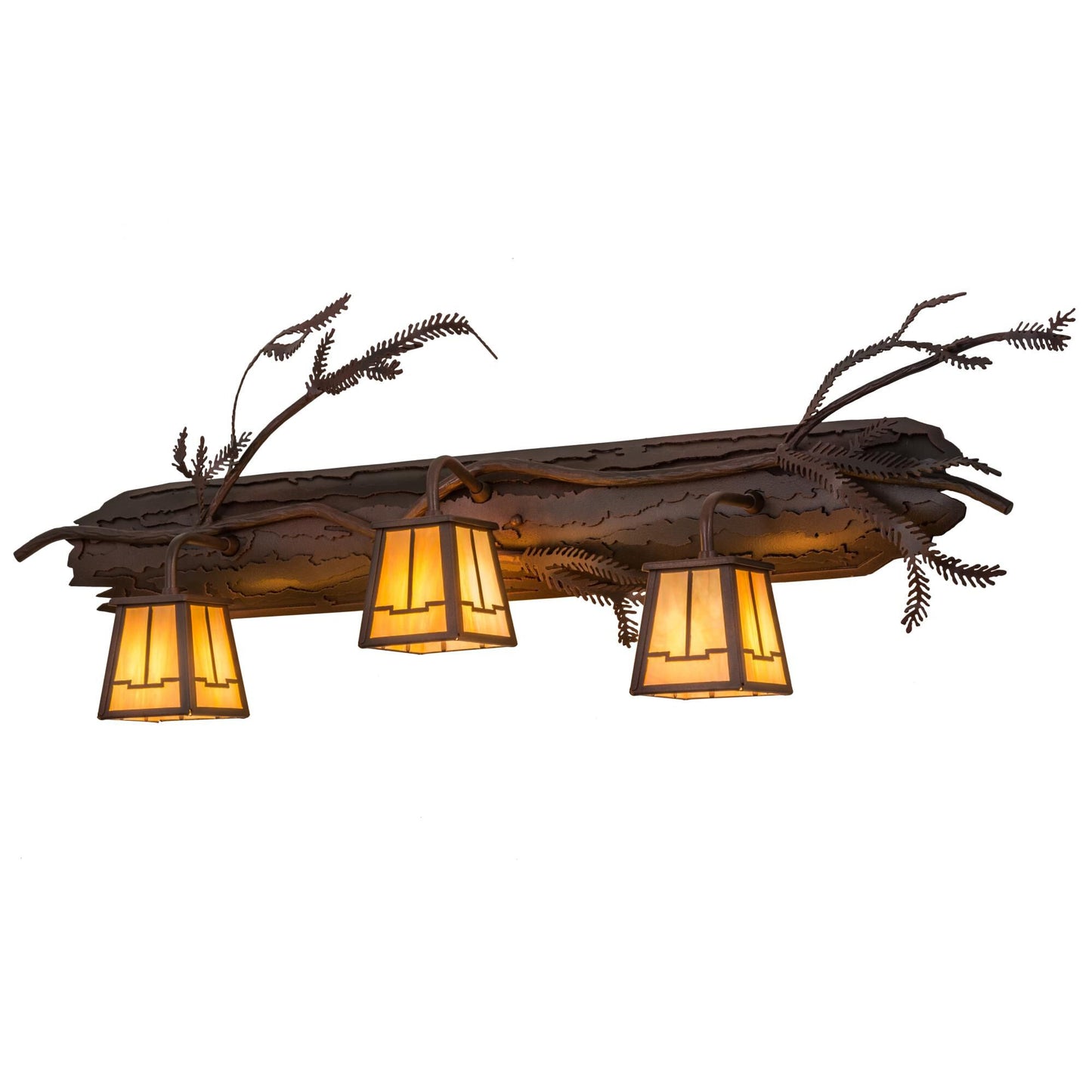 Meyda Lighting Pine Branch Valley View 38 Inch 3 Light Bath Vanity Light Cp93131