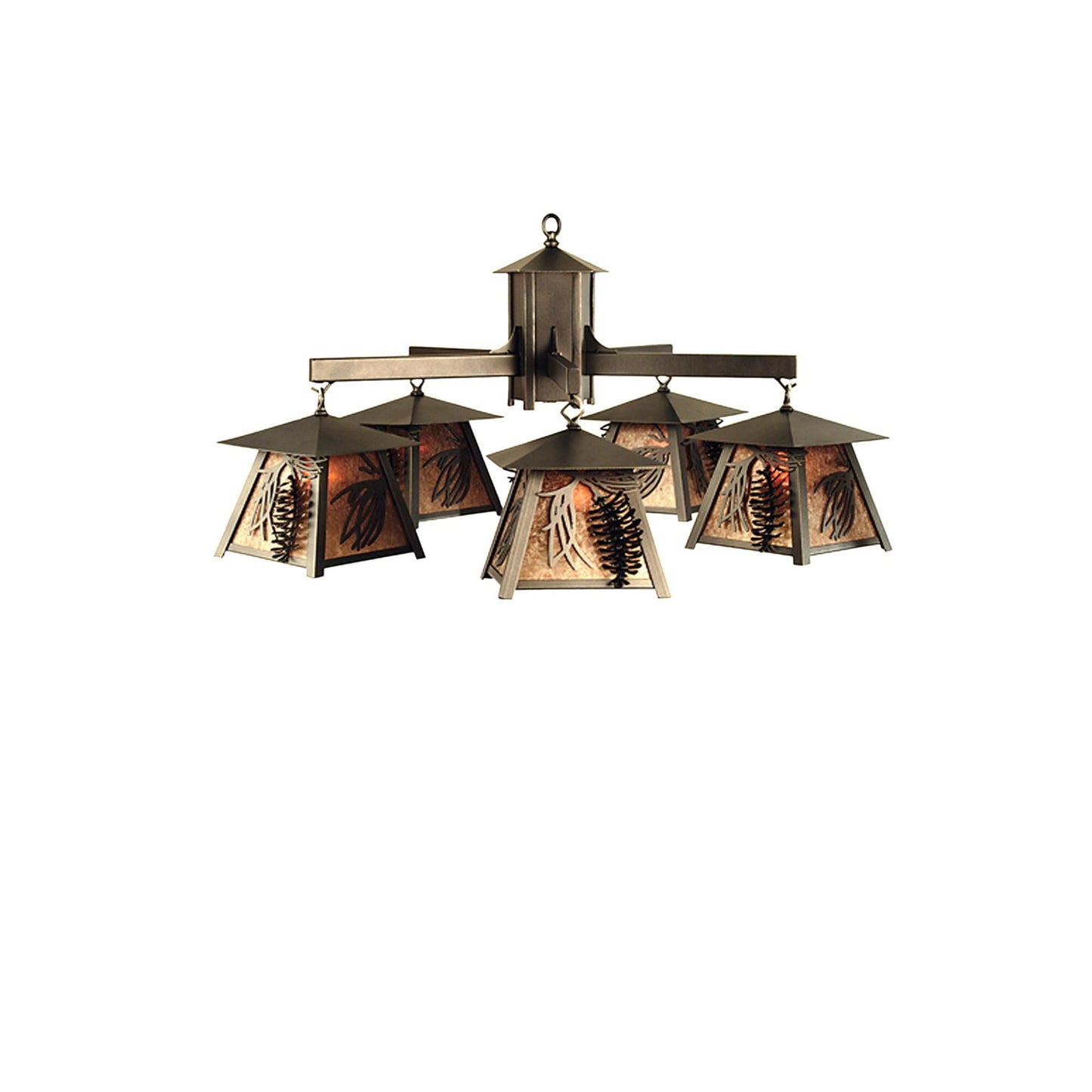 Meyda Lighting Scotch Pine 40 Inch 5 Light Chandelier Cp93156