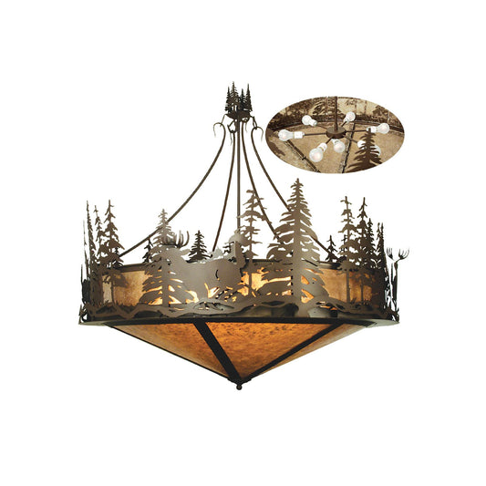 Meyda Lighting Deer At Dusk 58 Inch Large Pendant Cp94241