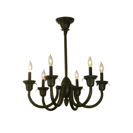 Meyda Lighting Rhythm 27 Inch 6 Light Chandelier Cp97455