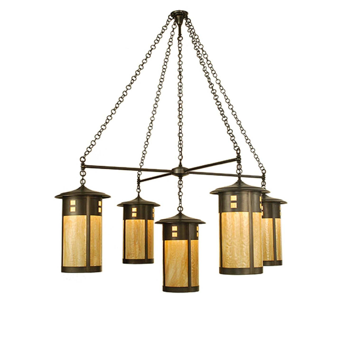 Meyda Lighting Fulton Englewood 71 Inch 5 Light Chandelier Cp97886