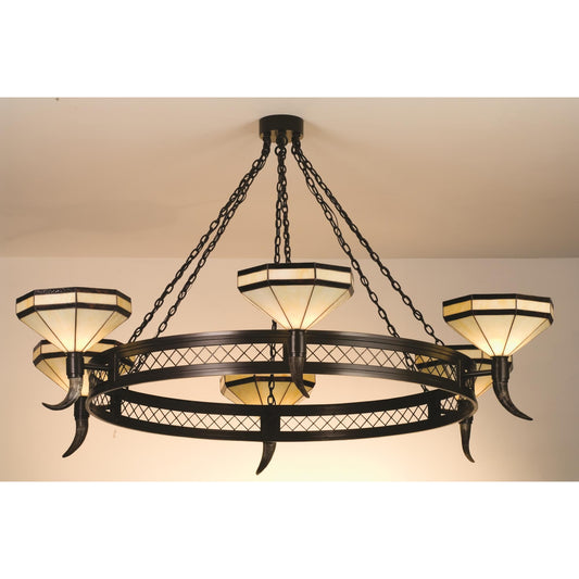 Meyda Lighting Top Ridge 72 Inch 6 Light Chandelier Cp98341