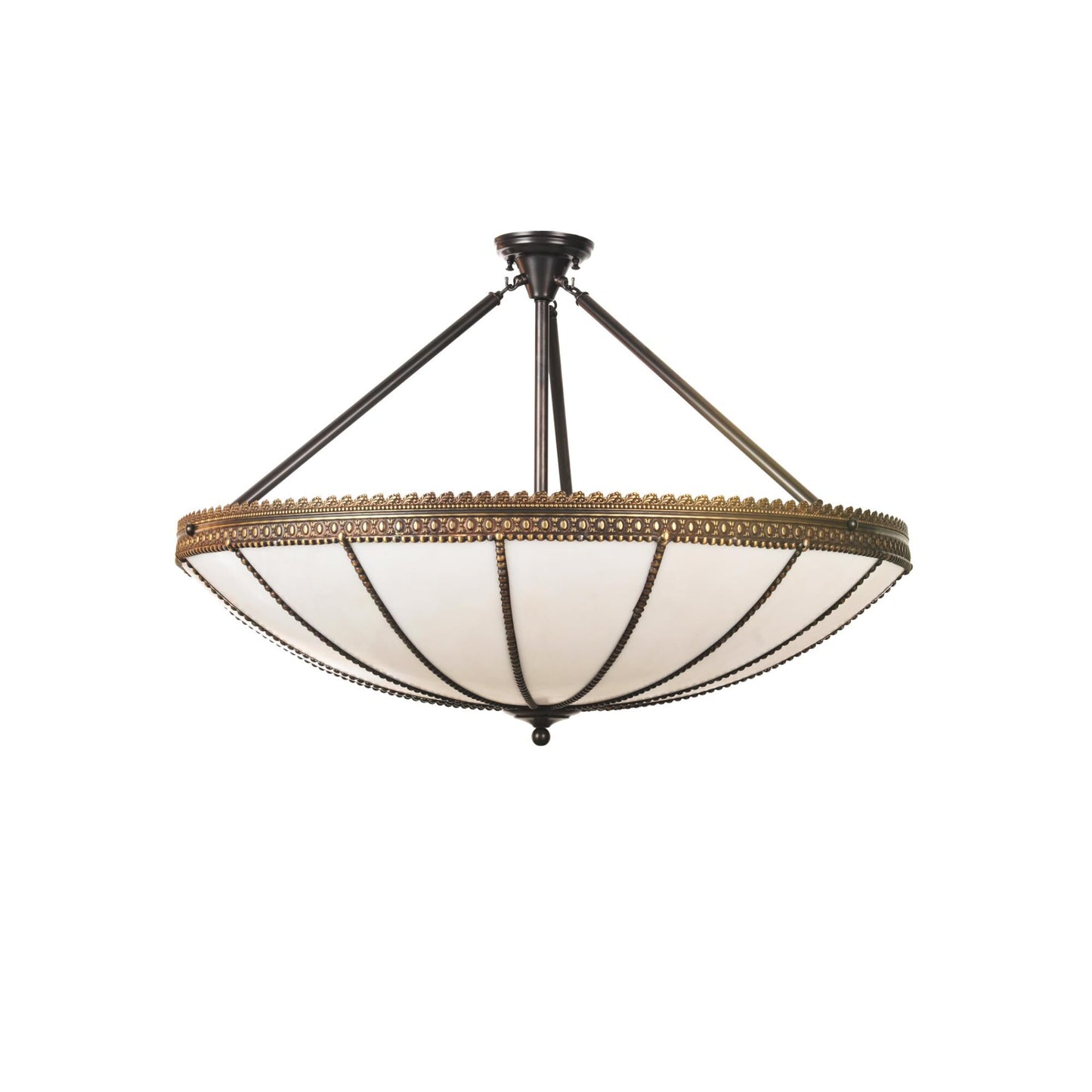 Meyda Lighting Shansky 37 Inch 4 Light Semi Flush Mount Cp98385