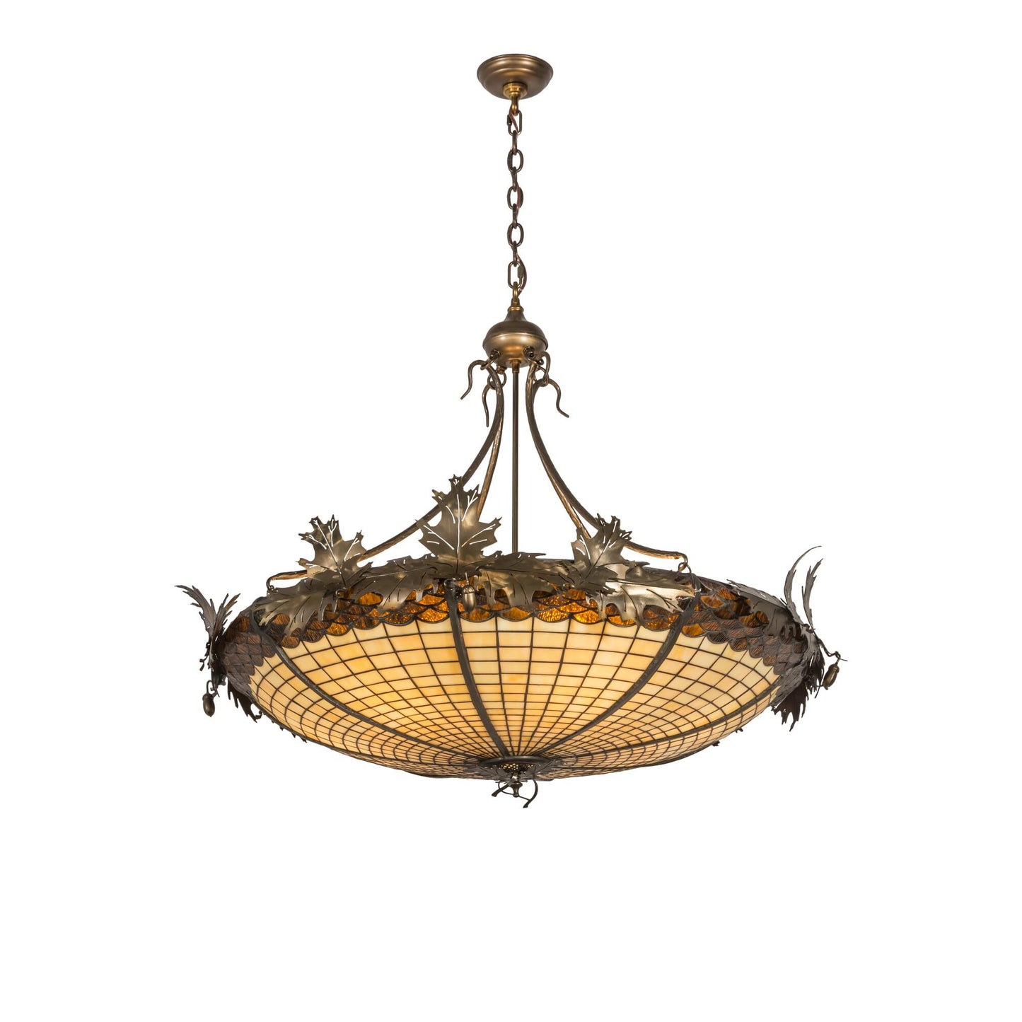 Meyda Lighting Greenbriar Oak 40 Inch Large Pendant Cp99282