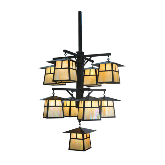 Meyda Lighting Stillwater T Mission 61 Inch 9 Light Chandelier Cp101104