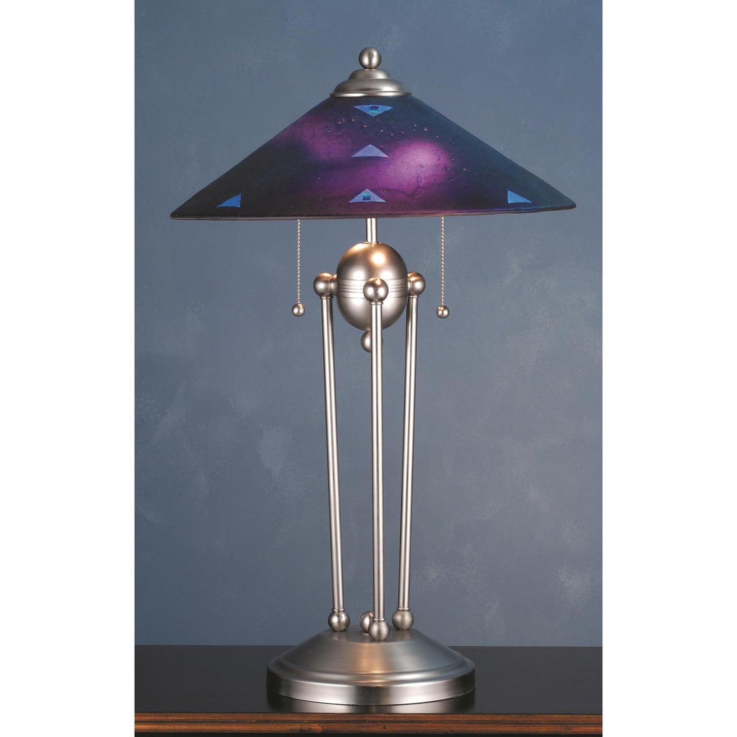 Meyda Lighting Deco Ball Plum Crazy 26 Inch Table Lamp Cp192654