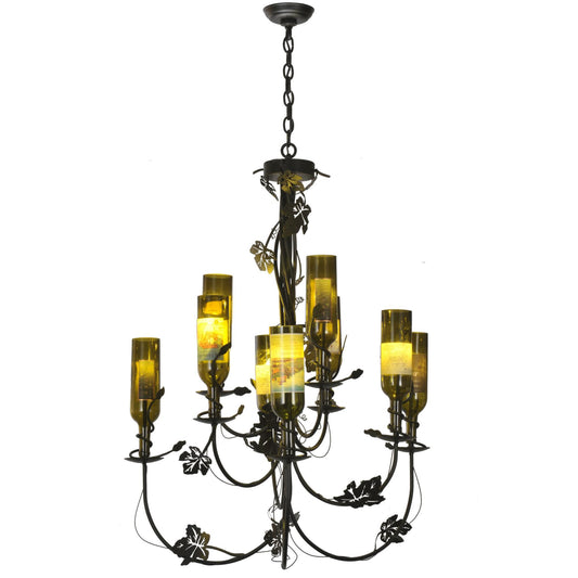 Meyda Lighting Tuscan Vineyard 34 Inch 9 Light Chandelier Cp105284