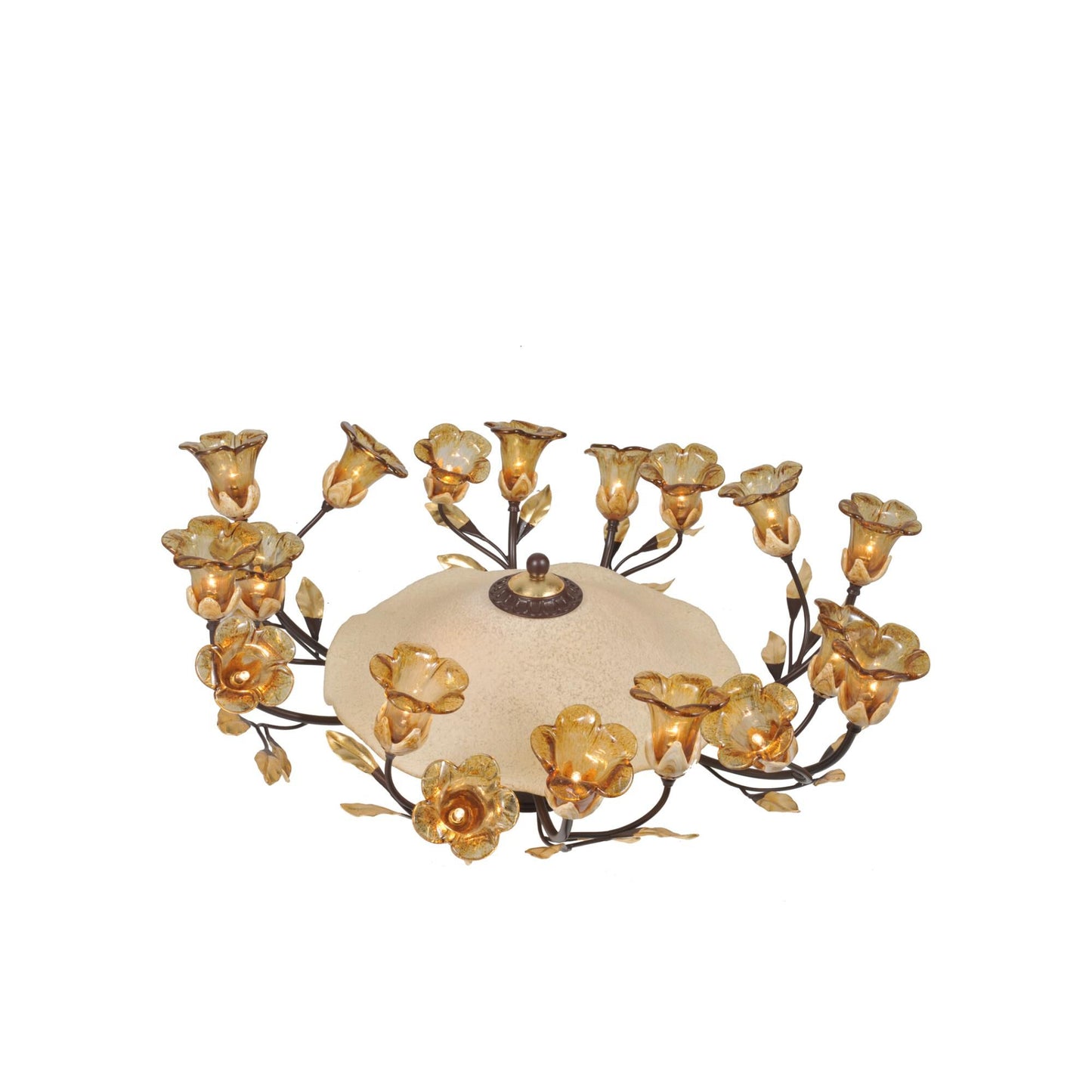 Meyda Lighting Celestial Bouquet 32 Inch 18 Light Flush Mount Cp105352