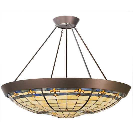 Meyda Lighting Fleur De Lite 52 Inch Large Pendant Cp105412