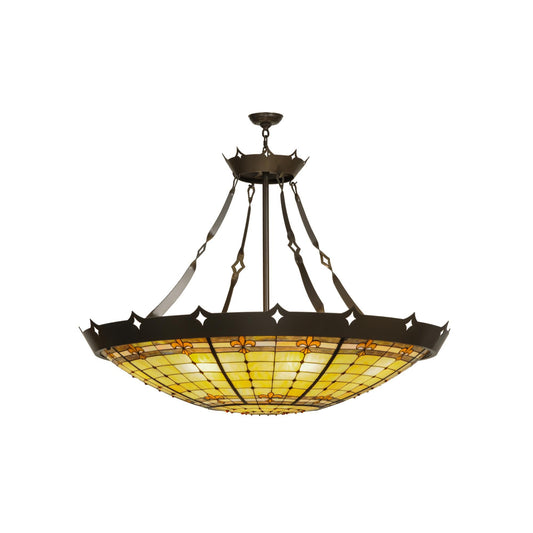 Meyda Lighting Fleur De Lite 54 Inch Large Pendant Cp119706