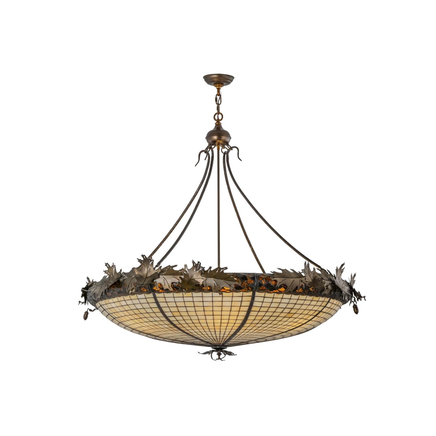 Meyda Lighting Greenbriar Oak 46 Inch Large Pendant Cp119713