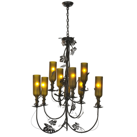 Meyda Lighting Tuscan Vineyard 34 Inch 9 Light Chandelier Cp120156