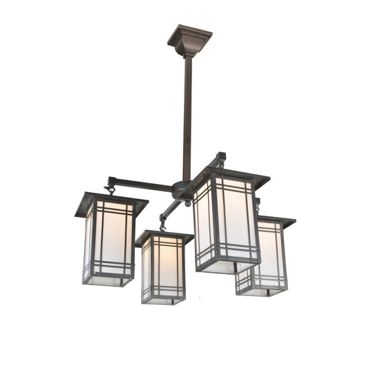 Meyda Lighting Prairie Mission 33 Inch 4 Light Chandelier Cp120500