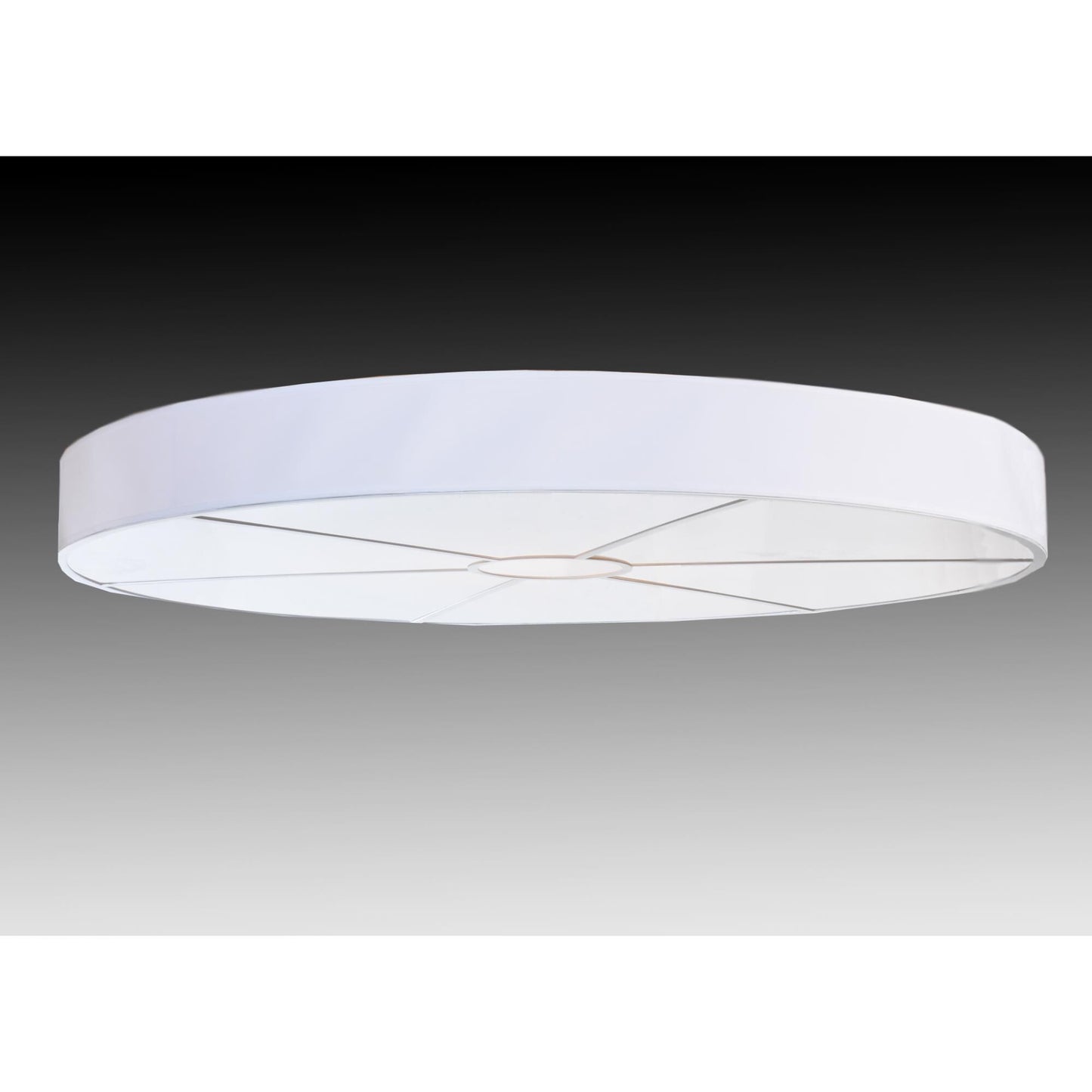 Meyda Lighting Cilindro White 72 Inch 12 Light Flush Mount Cp120573