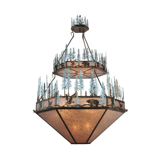 Meyda Lighting Wildlife At Pine Lake 60 Inch Large Pendant Cp120587