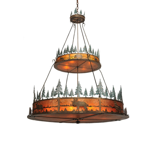 Meyda Lighting Wildlife At Pine Lake 72 Inch Large Pendant Cp120633