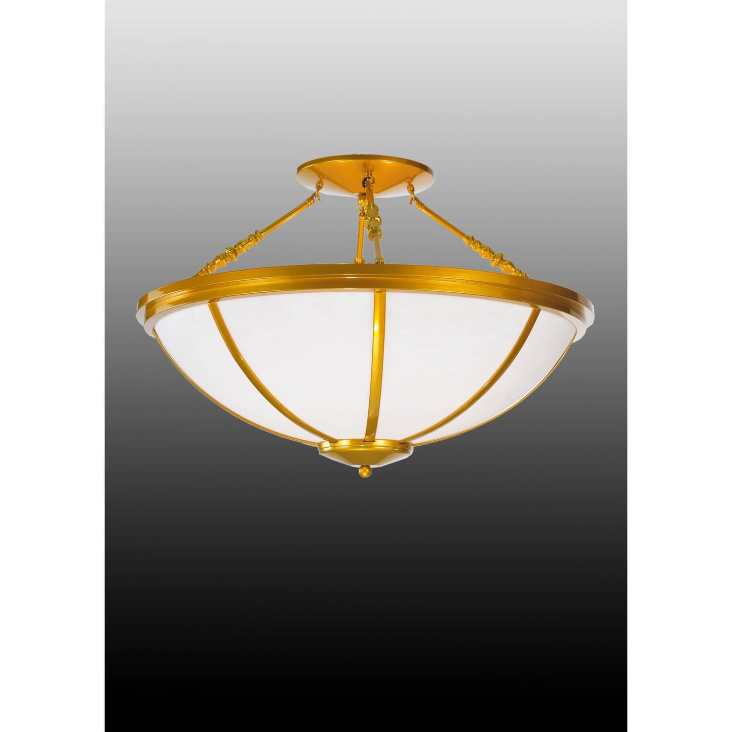 Meyda Lighting Commerce 34 Inch 4 Light Semi Flush Mount Cp120661