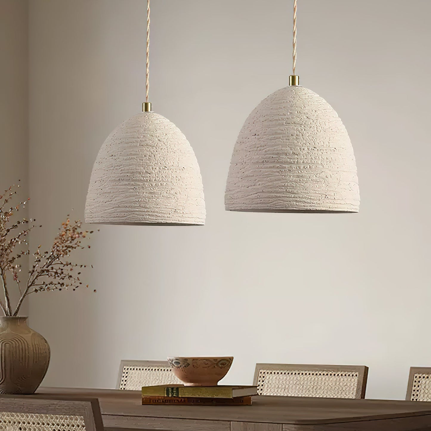 Microcement Ceiling light fitting Pendant Lamp